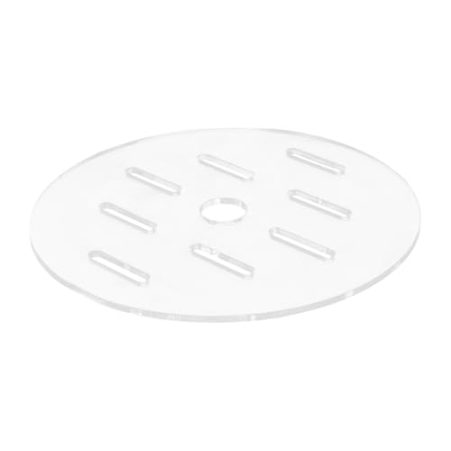 TOYANDONA Aquarium Abdeckung Rund Transparenter Anti Sprung Deckel für Fisch Schildkrötenbecken Schützender DIY Schutz gegen Herausspringen Geeignet für Wohnzimmerdeko von TOYANDONA