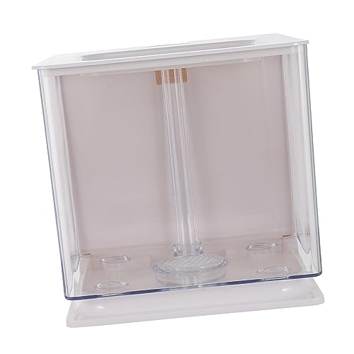 TOYANDONA Aquarium Automatischem Wasserwechsel Transparentes Aufzuchtbecken für Fische für Dekoration und Stilvolles Design für Kleine Fische und Pflanzen TOYANDONA Aquarium Automatischem Wasserwechsel Transparentes Aufzuchtbecken für Fische für Dekoration und Stilvolles Design für Kleine Fische und Pflanzen von TOYANDONA