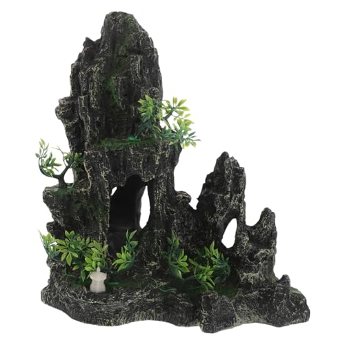 TOYANDONA Aquarium Dekoration Künstlicher Stein Versteck Höhle für Fische und Garnelen Resin Felsen Landschaft Sichere Versteckmöglichkeit Naturnahe Gestaltung TOYANDONA Aquarium Dekoration Künstlicher Stein Versteck Höhle für Fische und Garnelen Resin Felsen Landschaft Sichere Versteckmöglichkeit Naturnahe Gestaltung von TOYANDONA