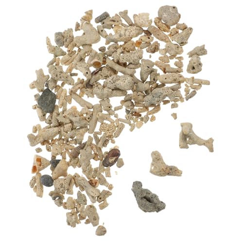 TOYANDONA Aquarium Filtermaterial Natürliche Korallensand Bodengrund mit Netzbeutel Effektive Wasserfiltration für Süß und Sicher für Fische für Aquarien und Teiche von TOYANDONA
