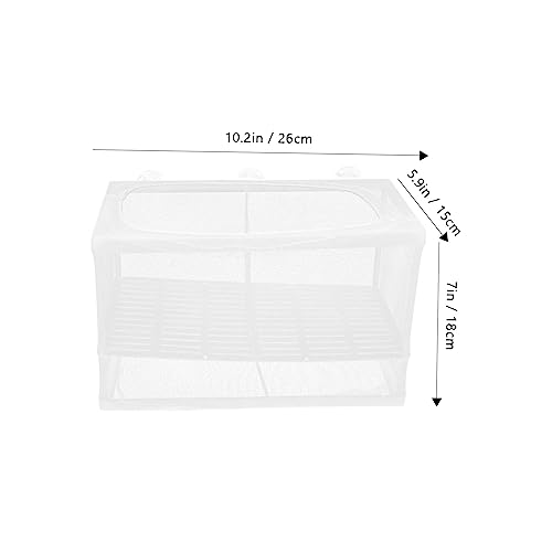 TOYANDONA Aquarium Fischnetz mit Trennwand und Saugnäpfen Großer Inkubator für Fischbrut Polyesternetz mit Kunststoffrahmen Einfache Befestigung für Bessere Überlebensrate TOYANDONA Aquarium Fischnetz mit Trennwand und Saugnäpfen Großer Inkubator für Fischbrut Polyesternetz mit Kunststoffrahmen Einfache Befestigung für Bessere Überlebensrate von TOYANDONA