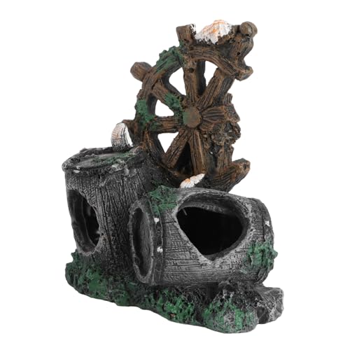 TOYANDONA Aquarium Ornament Harz Dekor Fischversteck Langlebig Sicher Kreativ für Aquarium Gestaltung Modisches Fish Tank Adornment von TOYANDONA