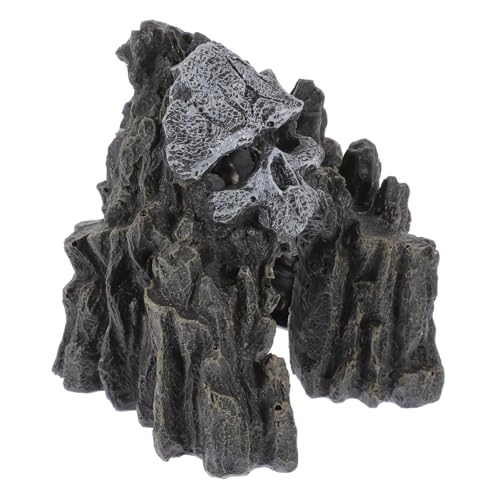 TOYANDONA Aquarium Ornament Skulls Hideout Höhle aus Resin Dekorative Versteckhöhle für Fische und Reptilien Natürlich Wirkendes Aquarium zur Sicheren Unterschlupfgestaltung TOYANDONA Aquarium Ornament Skulls Hideout Höhle aus Resin Dekorative Versteckhöhle für Fische und Reptilien Natürlich Wirkendes Aquarium zur Sicheren Unterschlupfgestaltung von TOYANDONA