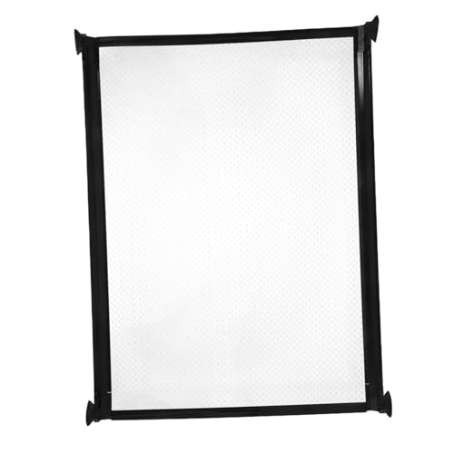 TOYANDONA Aquarium Trennwand mit Saugnäpfen Schwarz Innenfilter Divider für Fischbecken Separiert Aggressive Fische und Brut Mesh Halterungen für Zucht und Aufzucht von TOYANDONA