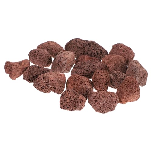TOYANDONA Aquarium Vulkanlava Steine Filtermaterial für Süß Meerwasseraquarien Poröses Filtermedium mit Hoher Wasseratmung Dekoration und Wasserstabilisierung von TOYANDONA