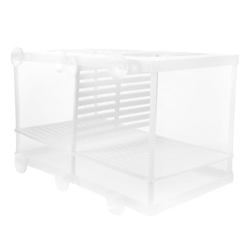 TOYANDONA Aquarium Zuchtkasten mit Trennwand Fischbrutbox aus Langlebigem Kunststoff und Nylon Feines Sicherer Laichkasten für Kleine Fische Einfache Installation mit Saugnapf Praktisches TOYANDONA Aquarium Zuchtkasten mit Trennwand Fischbrutbox aus Langlebigem Kunststoff und Nylon Feines Sicherer Laichkasten für Kleine Fische Einfache Installation mit Saugnapf Praktisches von TOYANDONA
