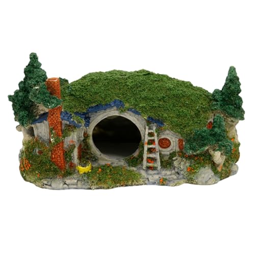 TOYANDONA Aquarium große Landschaftsgestaltung Zubehör Panzer Aquariensteine ​​für Aquarien Aquarium versteck Aquarium-Ornament kreatives Fischversteck Unterwasserversteck Harz von TOYANDONA
