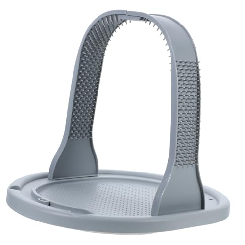 TOYANDONA Archförmiger Katzen-Massager für Selbstpflege und Kratzen Katzen-massagebrett für Haustiere Platzsparend und Sicher für Wohnungskatzen von TOYANDONA
