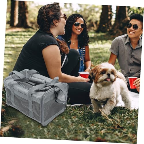 TOYANDONA Atmungsaktive Faltbare Katzentasche mit Stabilem Griff Leichter Transportrucksack für Kleine Katzen und Hunde Vielseitige Reisetasche mit Mehreren Taschen für Sicheren TOYANDONA Atmungsaktive Faltbare Katzentasche mit Stabilem Griff Leichter Transportrucksack für Kleine Katzen und Hunde Vielseitige Reisetasche mit Mehreren Taschen für Sicheren von TOYANDONA