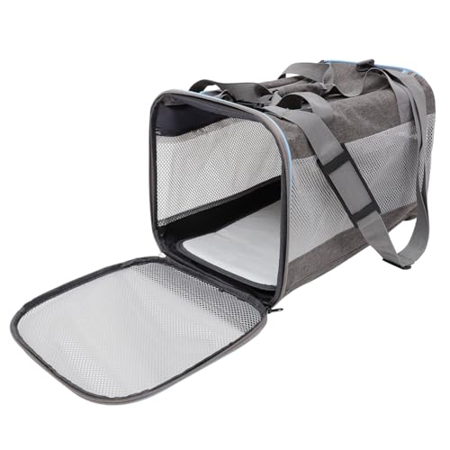 TOYANDONA Atmungsaktive Katzen Tragetasche mit Weichem Mesh Leichte Transporttasche für Kleine Haustiere Bequemes Reise Carrier mit Guter Belüftung Einfache Handhabung für Unterwegs TOYANDONA Atmungsaktive Katzen Tragetasche mit Weichem Mesh Leichte Transporttasche für Kleine Haustiere Bequemes Reise Carrier mit Guter Belüftung Einfache Handhabung für Unterwegs von TOYANDONA