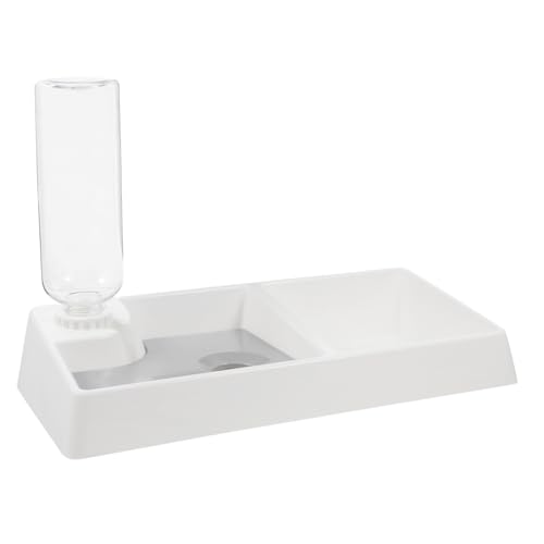 TOYANDONA Automatische Trinkwasserkatze Schüssel Wasser- und Futternapf Wassernapf für Haustiere Futterautomaten für Haustiere Futterspender für Haustierfutter kleine Hundesschüssel Abs Weiß TOYANDONA Automatische Trinkwasserkatze Schüssel Wasser- und Futternapf Wassernapf für Haustiere Futterautomaten für Haustiere Futterspender für Haustierfutter kleine Hundesschüssel Abs Weiß von TOYANDONA