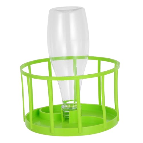 TOYANDONA Automatische Wasserzufuhr Dekorative Reptilientränke Schildkröte Tränke Tierfuttergericht Bartagame Futternapf Langlebiges Speisegeschirr Futternapf Für Bartagamen Light Green Abs von TOYANDONA