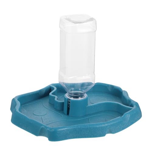 TOYANDONA Automatische Wasserzufuhr Wasserspender Für Kaninchenfutter Meerschweinchen Wasserflasche Bartagame Futternapf Feeder Wassernapf Für Kaninchenfutter Sky-Blue Abs von TOYANDONA