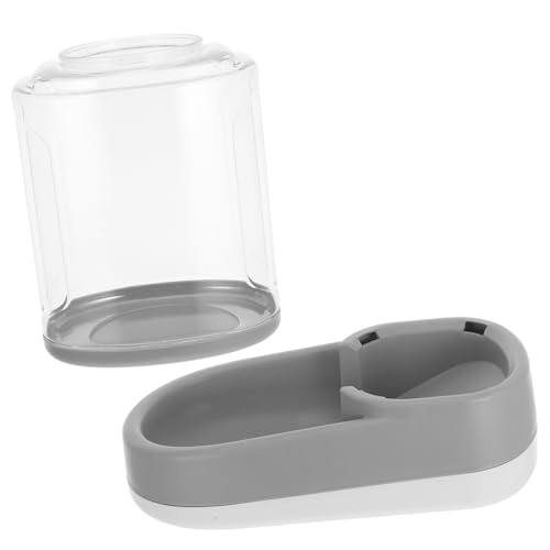 TOYANDONA Automatischer Futter Und Wasserspender Für Katzen Und Kleine Bis Mittelgroße Geräuscharm Große Lagerkapazität Programmierbare Fütterung Einstellbare Portionen von TOYANDONA