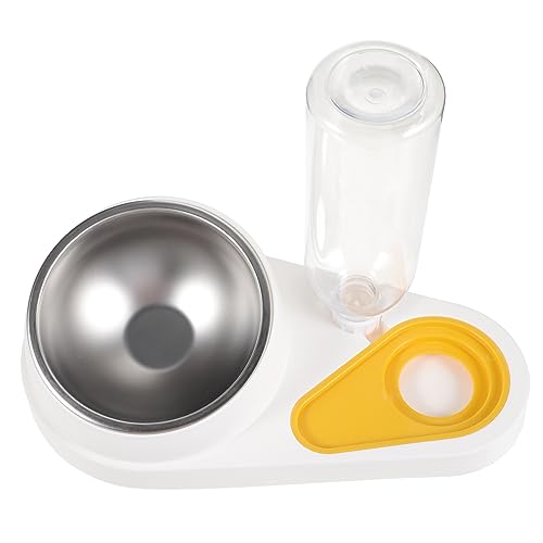 TOYANDONA Automatischer Futter und Wasserspender für Haustiere Rutschfester Eleganter Futtertrog mit Großem Fassungsvermögen für Hunde und Katzen aus Langlebigem Bissfestem Material für von TOYANDONA