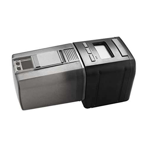 TOYANDONA Automatischer Futterautomat für Aquarien Intelligente Fütterung mit Mahlzeiten pro Tag Fassungsvermögen für Pellets für Teiche und Fischbecken von TOYANDONA