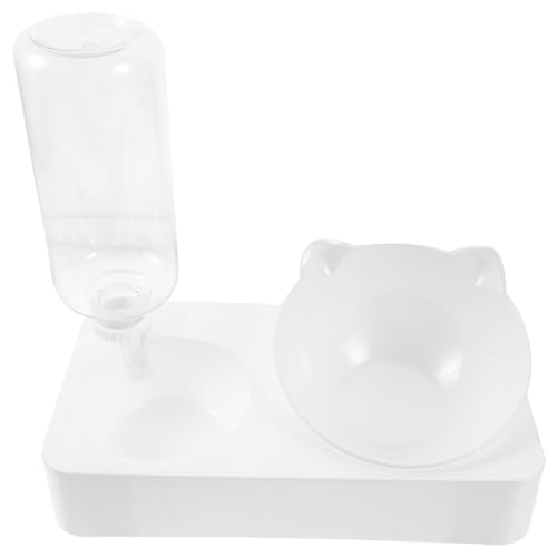 TOYANDONA Automatischer Haustier Futter und Wasserspender aus Lebensmittelechtem Transparente Flasche Einfach zu Reinigen für Katzen und Hunde für Unterwegs von TOYANDONA