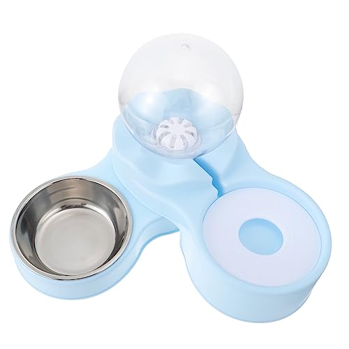 TOYANDONA Automatischer Katzenfutter und Wassernapf Doppelschüssel mit Großem Wassertank für Katzen Kleine Hunde und Kaninchen aus Langlebigem Material Blau mit Schalen TOYANDONA Automatischer Katzenfutter und Wassernapf Doppelschüssel mit Großem Wassertank für Katzen Kleine Hunde und Kaninchen aus Langlebigem Material Blau mit Schalen von TOYANDONA