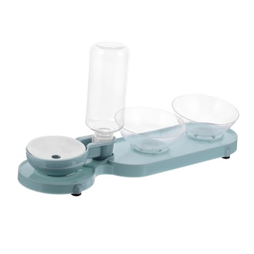TOYANDONA Automatischer Pet Feeder mit Doppelter Neigung Transparenter Katzenfutterhalter und Wasserflasche Lebensmittelechter Große Kapazität Sicherer Wasserspender für Katzen und Kleine TOYANDONA Automatischer Pet Feeder mit Doppelter Neigung Transparenter Katzenfutterhalter und Wasserflasche Lebensmittelechter Große Kapazität Sicherer Wasserspender für Katzen und Kleine von TOYANDONA