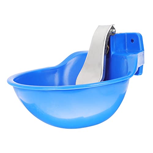 TOYANDONA Automatischer Trinkbrunnen Trinknäpfe Für Kühe Automatischer Viehtränke Farm Wasserzufuhr Viehtränke Kuh Wasserzufuhr Geflügel Wasserbecher Blau Edelstahl von TOYANDONA