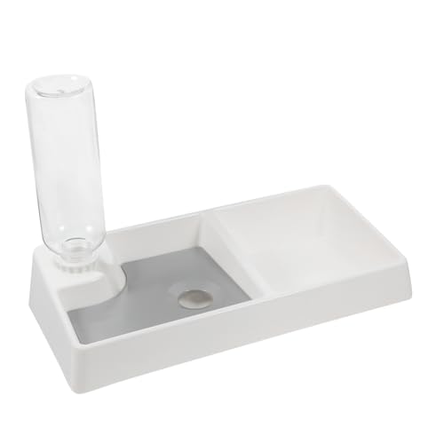 TOYANDONA Automatischer Wasserspender für Katzen und Kleine Hunde Doppelschalenfutterspender mit Integriertem Trinksystem Einfach zu Reinigen und rutschfest für Optimale Hydration und TOYANDONA Automatischer Wasserspender für Katzen und Kleine Hunde Doppelschalenfutterspender mit Integriertem Trinksystem Einfach zu Reinigen und rutschfest für Optimale Hydration und von TOYANDONA
