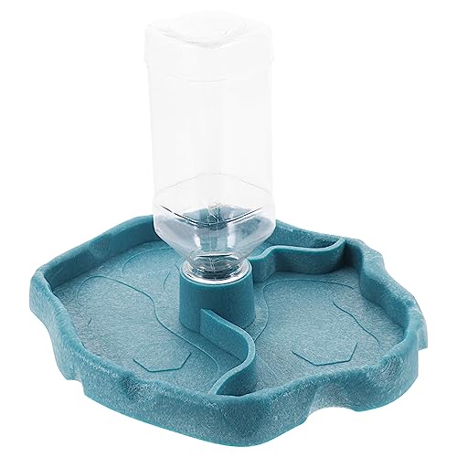 TOYANDONA Automatischer Wasserspender für Reptilien Langlebiger Kunststoff Wassernapf Multifunktionale Tränke für Bartagamen Schildkröten und Eidechsen Leicht zu Reinigen Terrarienzubehör von TOYANDONA