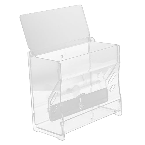 TOYANDONA Bauernfutterautomat vogelfutterspender vogelfutterhäuschen Chicken Feeder Vogel Kleiner Geflügelfutterautomat nass hat Rutin-Huhn-Futternapf Rutin-Hähnchenfutter Acryl Transparent von TOYANDONA