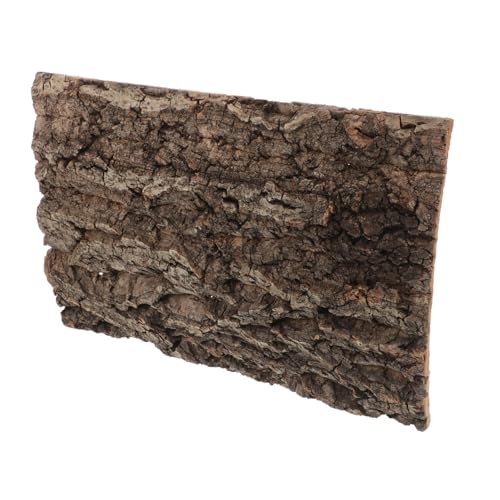 TOYANDONA Baumrinde Hintergrund Dekorative Reptilienbox Kulisse Für Terrarien Fischtanks Natural Cork Für Pflanzenwände Bärtige Drache Gecko Schlangen Tanks von TOYANDONA