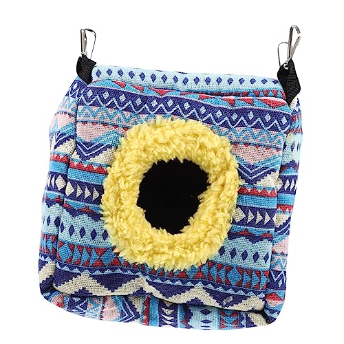 TOYANDONA Baumwollnest goldenes Blumennest Meerschweinchen-Liner Hamsterbettwäsche Haustier hängend Hängematten-Meerschweinchen Hamster Wärmenest Baumwolle Blue TOYANDONA Baumwollnest goldenes Blumennest Meerschweinchen-Liner Hamsterbettwäsche Haustier hängend Hängematten-Meerschweinchen Hamster Wärmenest Baumwolle Blue von TOYANDONA