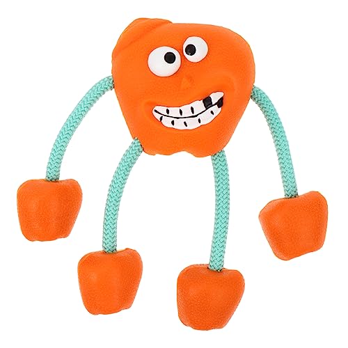 TOYANDONA Beißspielzeug für Hunde anregend beißen Ball Welpen kauen Hundekauen Interactive Dog Toys Dog chew Toy Dog Teeth Cleaning Hundekauer Schleifspielzeug für Hunde Gummi Orange TOYANDONA Beißspielzeug für Hunde anregend beißen Ball Welpen kauen Hundekauen Interactive Dog Toys Dog chew Toy Dog Teeth Cleaning Hundekauer Schleifspielzeug für Hunde Gummi Orange von TOYANDONA
