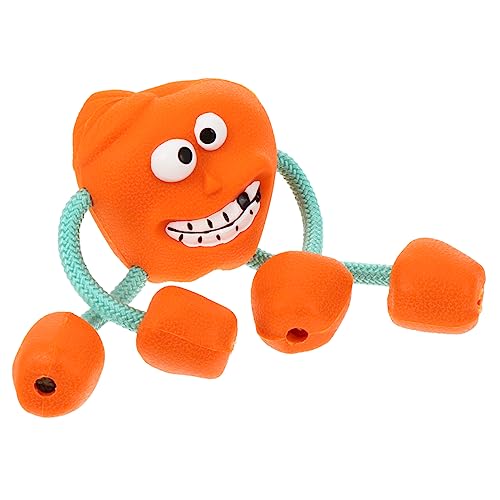 TOYANDONA Beißspielzeug für Hunde beißen Kauer Kicherball für Hunde groß Zahnen Interactive Dog Toys Dog chew Toy Backenzahnspielzeug reinigen Haustier Hund Backenzahn Gummi Orange TOYANDONA Beißspielzeug für Hunde beißen Kauer Kicherball für Hunde groß Zahnen Interactive Dog Toys Dog chew Toy Backenzahnspielzeug reinigen Haustier Hund Backenzahn Gummi Orange von TOYANDONA