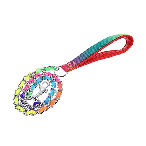 TOYANDONA Verschleißfeste Hundeleine Tragbare Haustierkette Professionelle Welpenkette Hundekette für Outdoor Aktivitäten Bissfeste Metallleine für Hunde TOYANDONA Verschleißfeste Hundeleine Tragbare Haustierkette Professionelle Welpenkette Hundekette für Outdoor Aktivitäten Bissfeste Metallleine für Hunde von TOYANDONA
