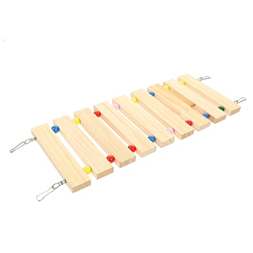 TOYANDONA Bissfeste Holz Kletterleiter für Kleintiere Langlebiges Hamster Glatte Oberfläche Natürliche Holzleiter für Chinchillas und Mäuse Robustes Trainingsspielzeug TOYANDONA Bissfeste Holz Kletterleiter für Kleintiere Langlebiges Hamster Glatte Oberfläche Natürliche Holzleiter für Chinchillas und Mäuse Robustes Trainingsspielzeug von TOYANDONA