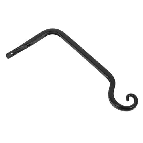 TOYANDONA Blumenständer Mit Haken Halter Für Blumenkörbe Haken Für Pflanzenkorb Pflanzaufhänger Pflanzenhaken Aufhänger Hängender Gartenhaken Aufhänger Für Blumentöpfe Eisen Black von TOYANDONA