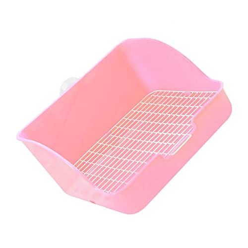TOYANDONA Kaninchenkäfig-Toilette Aus Hochwertigem Geeignet Für Meerschweinchen Chinchillas Frettchen Und Kaninchen Mit Großem Netzdesign Für Einfache Und Problemlosen Einbau in Käfige von TOYANDONA