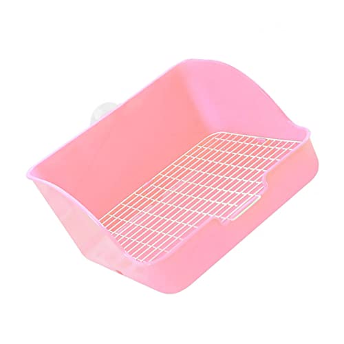 TOYANDONA Bunny Toilette aus Robustem für Chinchillas und Meerschweinchen Spritz Design mit Geeigneter für Kleine Haustiere Wurfbox TOYANDONA Bunny Toilette aus Robustem für Chinchillas und Meerschweinchen Spritz Design mit Geeigneter für Kleine Haustiere Wurfbox von TOYANDONA