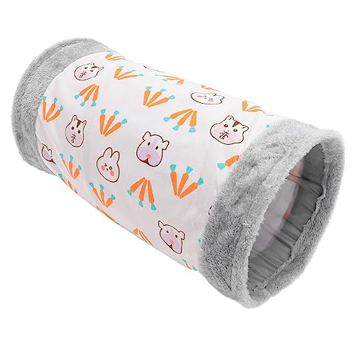 TOYANDONA Bunny Tunnel Nest Faltbarer Katzentunnel für Kleintiere Lustiges für Kaninchen Hamster und Kätzchen Versteckmöglichkeit und Aktivitätsspielzeug Robust und Tragbar für Drinnen und von TOYANDONA