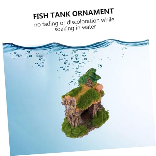 TOYANDONA Bunte Aquarium Dekoration Kleines Haus Fischhöhle Ornament für Fischtank Versteck Schutz für Fische und Garnelen von TOYANDONA
