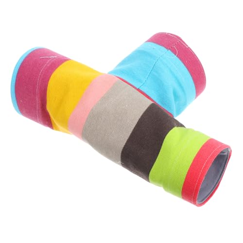 TOYANDONA Bunter Hamster Tunnel Faltbarer Spieltunnel für Kleintiere als Versteck und Spielbereich für Ratten Zwerghamster Chinchillas und Robust und Tragbar Vielseitig Einsetzbar TOYANDONA Bunter Hamster Tunnel Faltbarer Spieltunnel für Kleintiere als Versteck und Spielbereich für Ratten Zwerghamster Chinchillas und Robust und Tragbar Vielseitig Einsetzbar von TOYANDONA