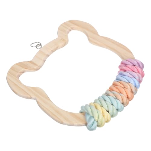 TOYANDONA Buntes Baumwollseil für Vogelkäfige Natürliche Hängende Spielzeuge für Wellensittiche Nymphensittiche und Kleine Vögel von TOYANDONA