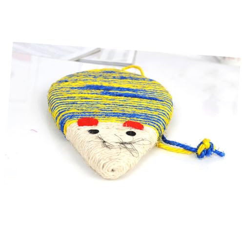 TOYANDONA Buntes Katzenspielzeug Mausform Kratzbrett Kreatives Katzenkratzer Zubehör Krallenpflege für Zuhause Zufällige Farbe TOYANDONA Buntes Katzenspielzeug Mausform Kratzbrett Kreatives Katzenkratzer Zubehör Krallenpflege für Zuhause Zufällige Farbe von TOYANDONA