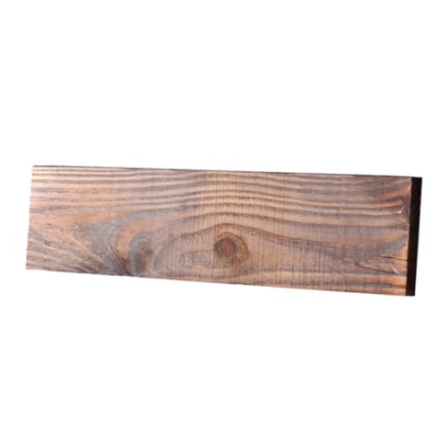 TOYANDONA Carbonisierte Holzplatte für Aquarium Deko Natürliche Holzdeko für Fischbecken Umweltfreundliche DIY Holzblöcke für Wasserbrunnen Gestaltung Sicher und Installieren von TOYANDONA