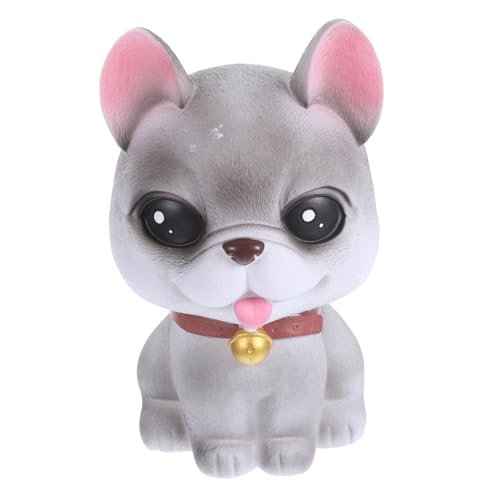 TOYANDONA Cartoon Hund Sparschwein Hundekotbeutel Slow Feeder Hundenapf Haustier Zusammenklappbarer Hundefutterbehälter Hunde-PIPI-Pads Halter Wasserspender Für Hunde Figur Geld Vinyl Grey TOYANDONA Cartoon Hund Sparschwein Hundekotbeutel Slow Feeder Hundenapf Haustier Zusammenklappbarer Hundefutterbehälter Hunde-PIPI-Pads Halter Wasserspender Für Hunde Figur Geld Vinyl Grey von TOYANDONA