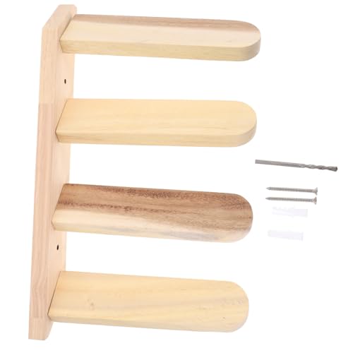 TOYANDONA Cat Climbing Platform Wooden Cat Wall Steps Cat Furniture for Home Safe Solid Wood Design for Indoor Cats von TOYANDONA