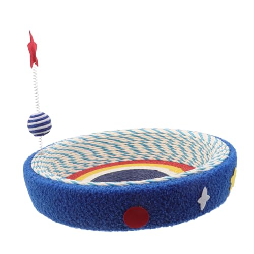 TOYANDONA Cat Scratcher Bed Rund mit Sisal Oberfläche Sternmuster Stabile Katzenlounge Kratzschale für Kleine Katzen bis Platzsparend Kratzfest und Möbelschonend TOYANDONA Cat Scratcher Bed Rund mit Sisal Oberfläche Sternmuster Stabile Katzenlounge Kratzschale für Kleine Katzen bis Platzsparend Kratzfest und Möbelschonend von TOYANDONA