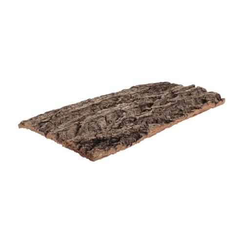 TOYANDONA Dekobrett Aus Rinde Aquarium Höhle Vogelspinnengehege Zubehör Korkenrinde Korkboden Korkrinde Rund Reptilien-Terrarium-Hintergrund Reptilienpanzerhintergrund Hölzern Coffee von TOYANDONA