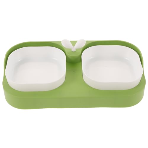 TOYANDONA Doppelnapf Für Katzen Welpenwasserschale Hund Wassernapf Kleine Haustiernahrungsschale Schalen Für Katzen Slow Feeder Hundenapf Futternäpfe Für Kleine Hunde Hundefutter Light Green TOYANDONA Doppelnapf Für Katzen Welpenwasserschale Hund Wassernapf Kleine Haustiernahrungsschale Schalen Für Katzen Slow Feeder Hundenapf Futternäpfe Für Kleine Hunde Hundefutter Light Green von TOYANDONA