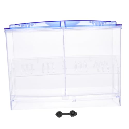 TOYANDONA Doppelschichtige Fischbrutbox aus Robustem Kunststoff mit Transparentem Deckel Getrennte Kammern für Effektive Aufzucht Praktische Babyfisch Hatchery Langlebig und Einfach zu TOYANDONA Doppelschichtige Fischbrutbox aus Robustem Kunststoff mit Transparentem Deckel Getrennte Kammern für Effektive Aufzucht Praktische Babyfisch Hatchery Langlebig und Einfach zu von TOYANDONA