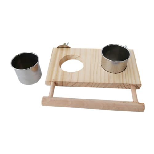 TOYANDONA Edelstahl Futternapf für Papagei und Kleine Vögel Einfacher Käfig Zubehör Futter und Wassernapf Leicht zu Reinigen Robust und Hygienisch Geeignet für Vogelkäfige S TOYANDONA Edelstahl Futternapf für Papagei und Kleine Vögel Einfacher Käfig Zubehör Futter und Wassernapf Leicht zu Reinigen Robust und Hygienisch Geeignet für Vogelkäfige S von TOYANDONA