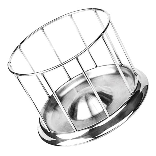 TOYANDONA Edelstahl Schildkröten Futter Wasserschale mit Stabilem Stand Rostfrei und Langlebig Kompakt für Landschildkröten und Reptilien Platzsparender Futterspender für Terrarien TOYANDONA Edelstahl Schildkröten Futter Wasserschale mit Stabilem Stand Rostfrei und Langlebig Kompakt für Landschildkröten und Reptilien Platzsparender Futterspender für Terrarien von TOYANDONA